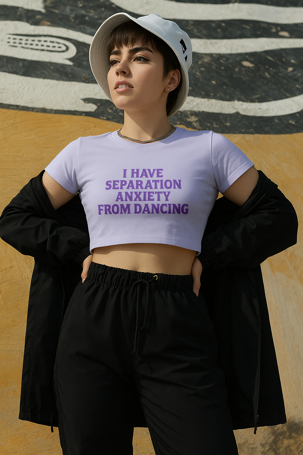 Separation anxiety from dancing - Crop Top