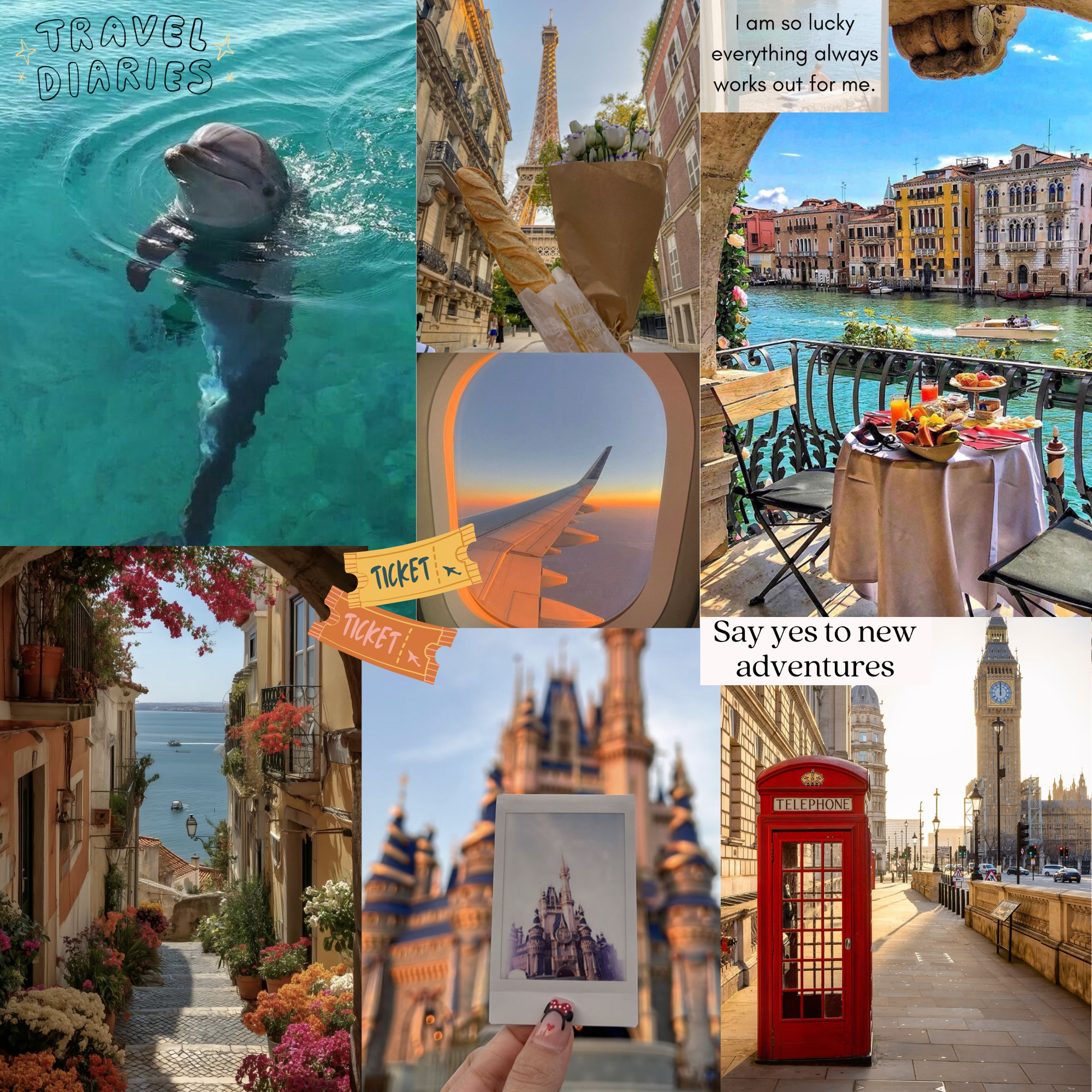 Travel Vision Board - Poster